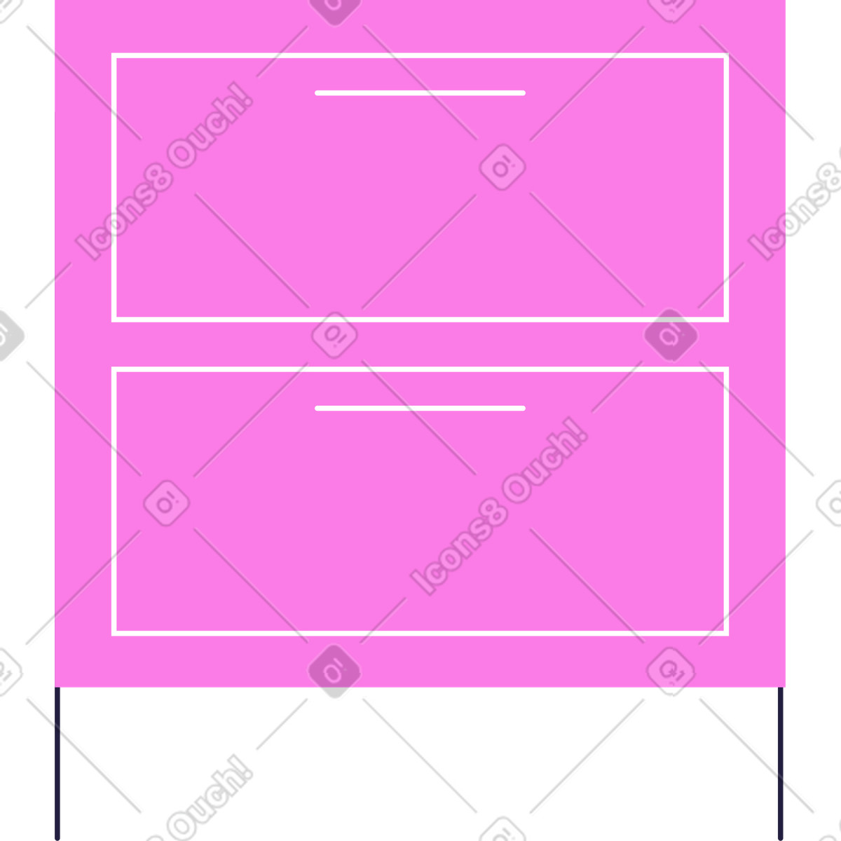 Illustration Table de chevet dans le style Mellow à télécharger aux formats PNG, SVG