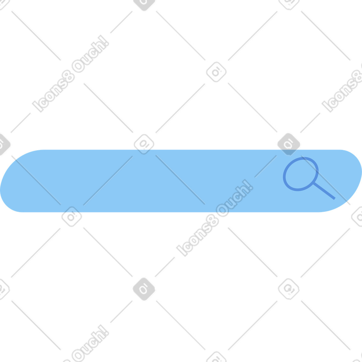 Barra di ricerca illustrazione in stile Vector scarica in PNG, SVG