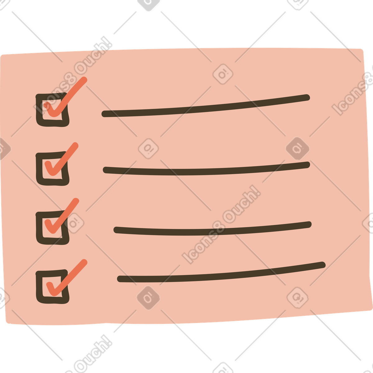 Karlsson スタイルの リスト のイラストをPNG、SVG形式でダウンロード
