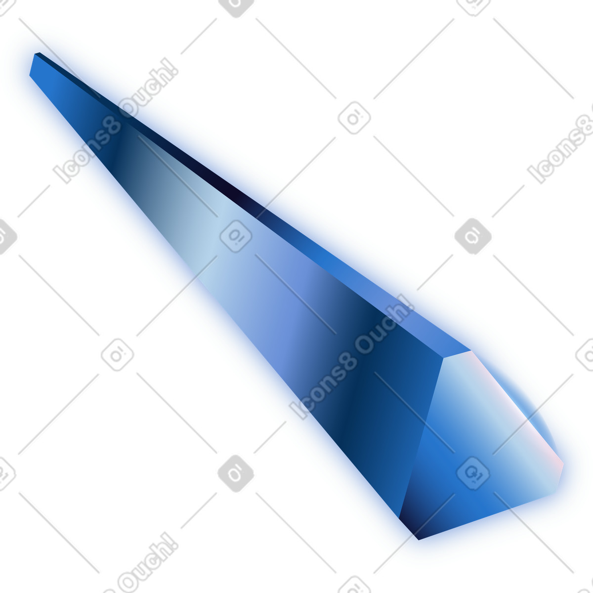 Elongated shape illustrazione in stile Dimension scarica in PNG, SVG