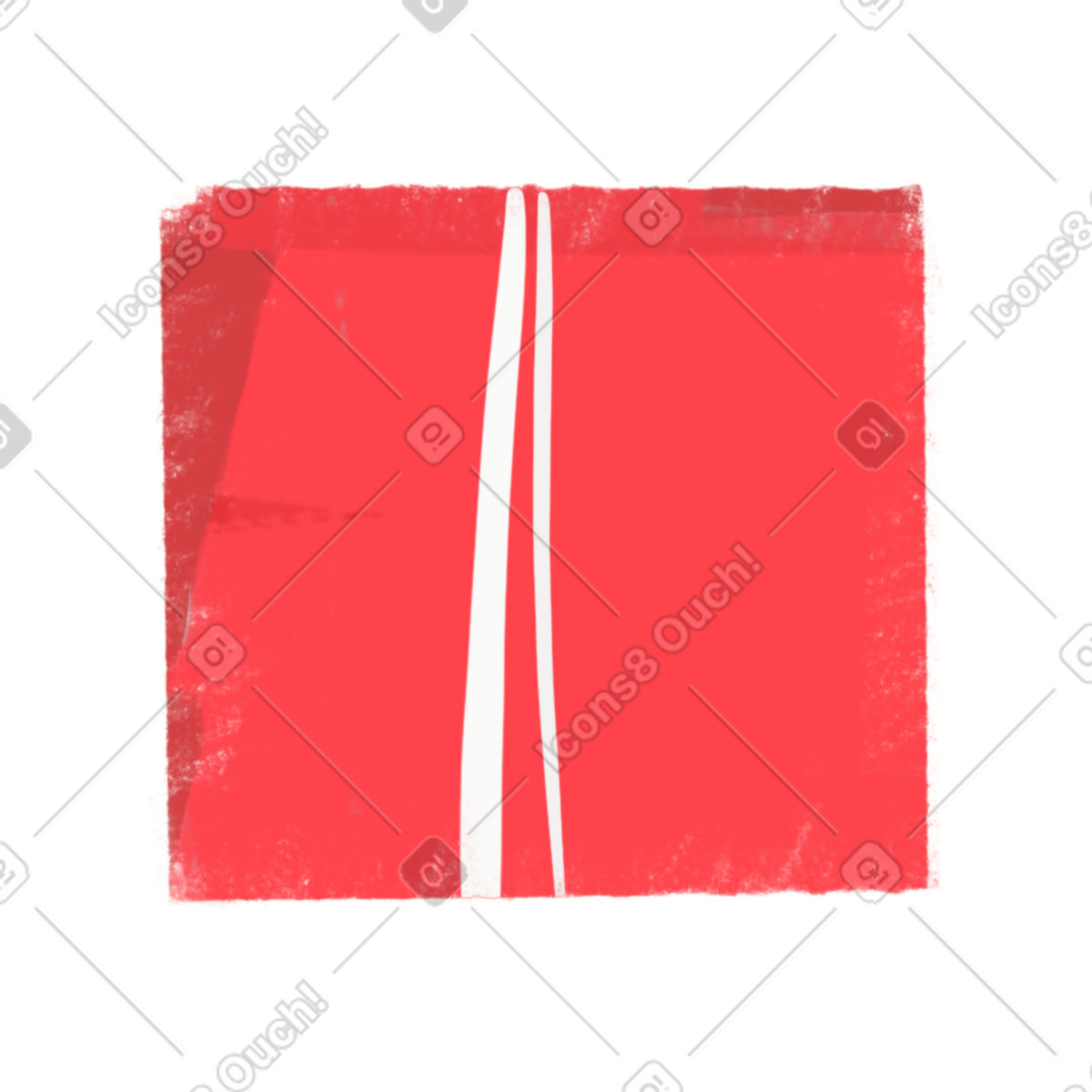 Illustration Boîte rouge dans le style Fabulous à télécharger aux formats PNG, SVG