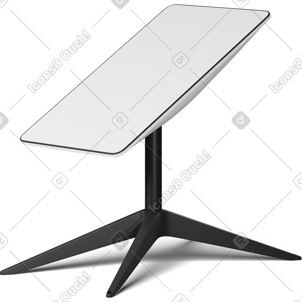 Internet antenna illustration in 3D Business style download in PNG, SVG