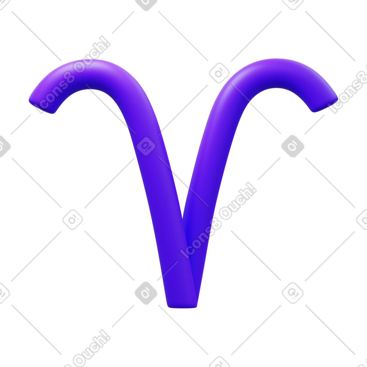Aries illustration featuring zodiac symbol clipart in free vector graphics