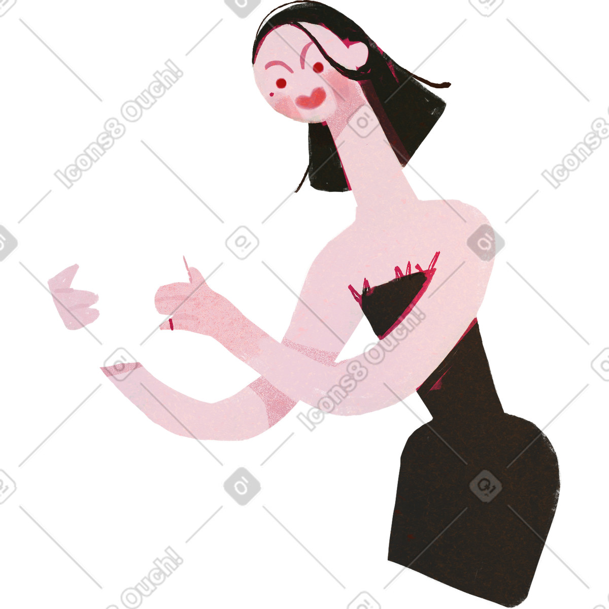 Fabulous スタイルの 夫人 のイラストをPNG、SVG形式でダウンロード