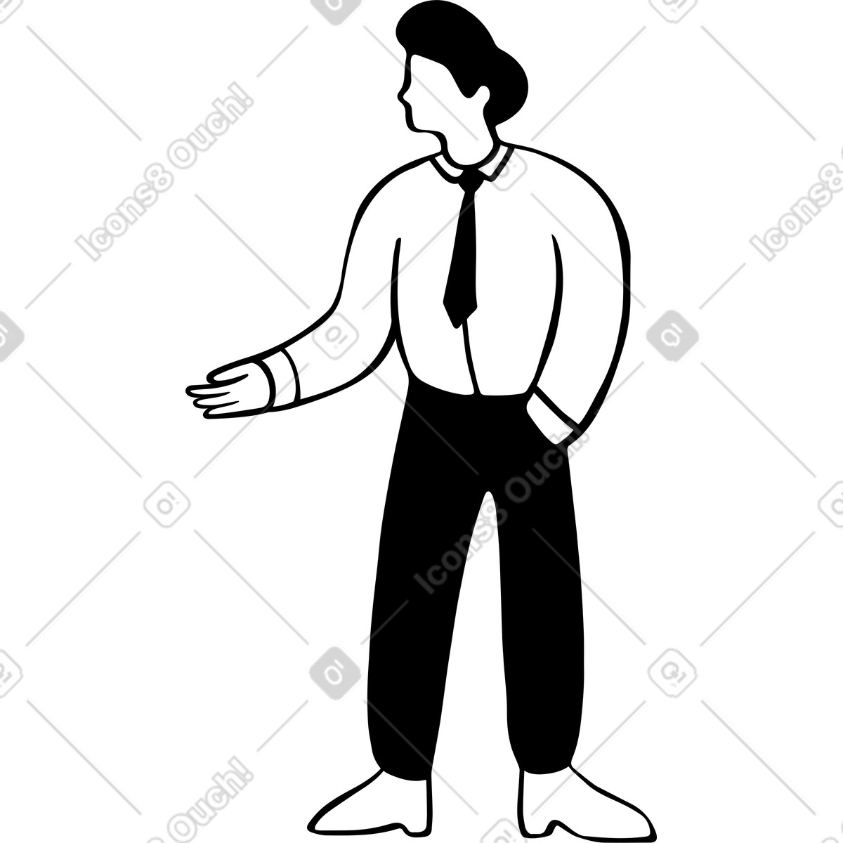 下载 Journal 风格的 男子 插画，支持 PNG、SVG 格式