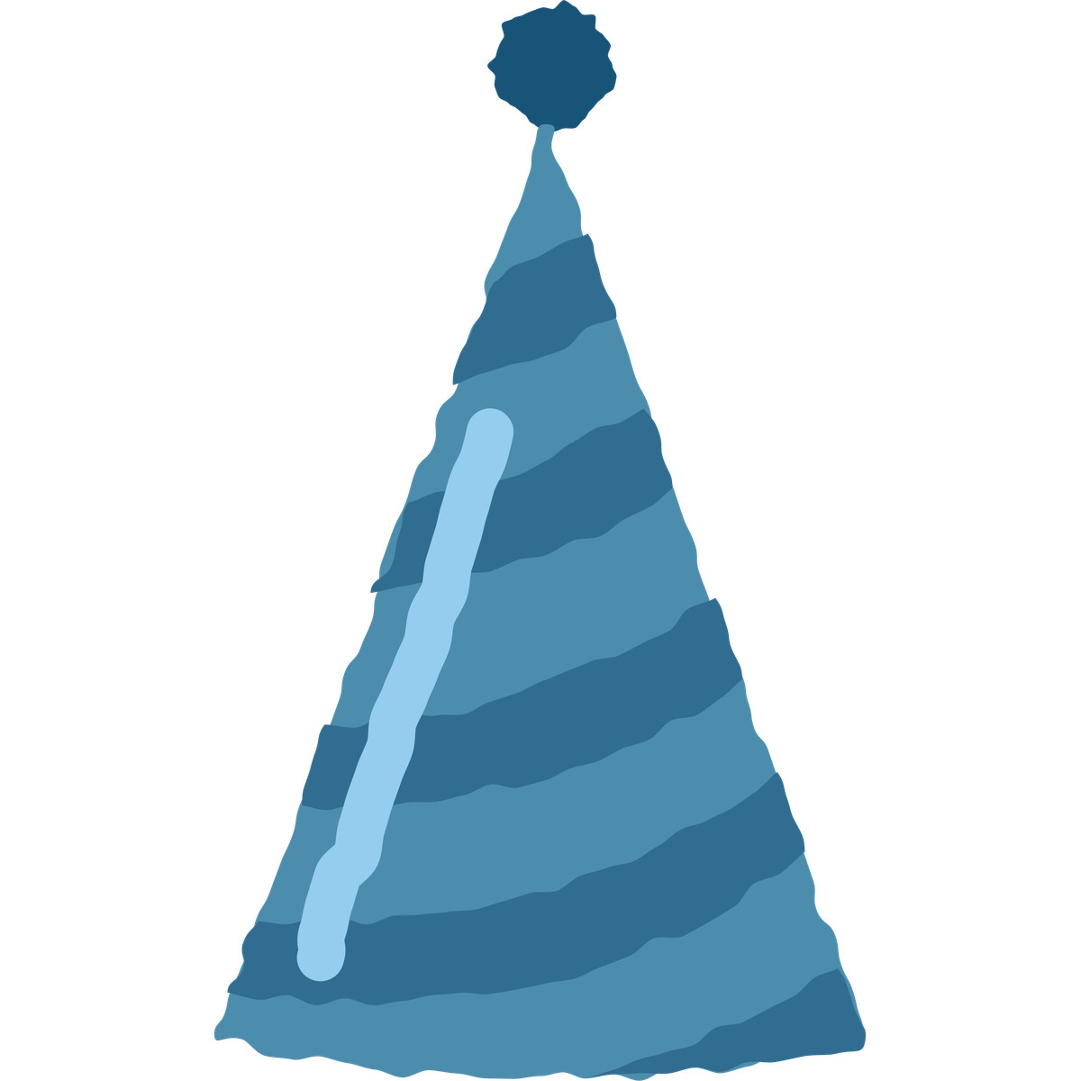 下载 Cherry 风格的 Birthday cap 插画，支持 PNG、SVG 格式