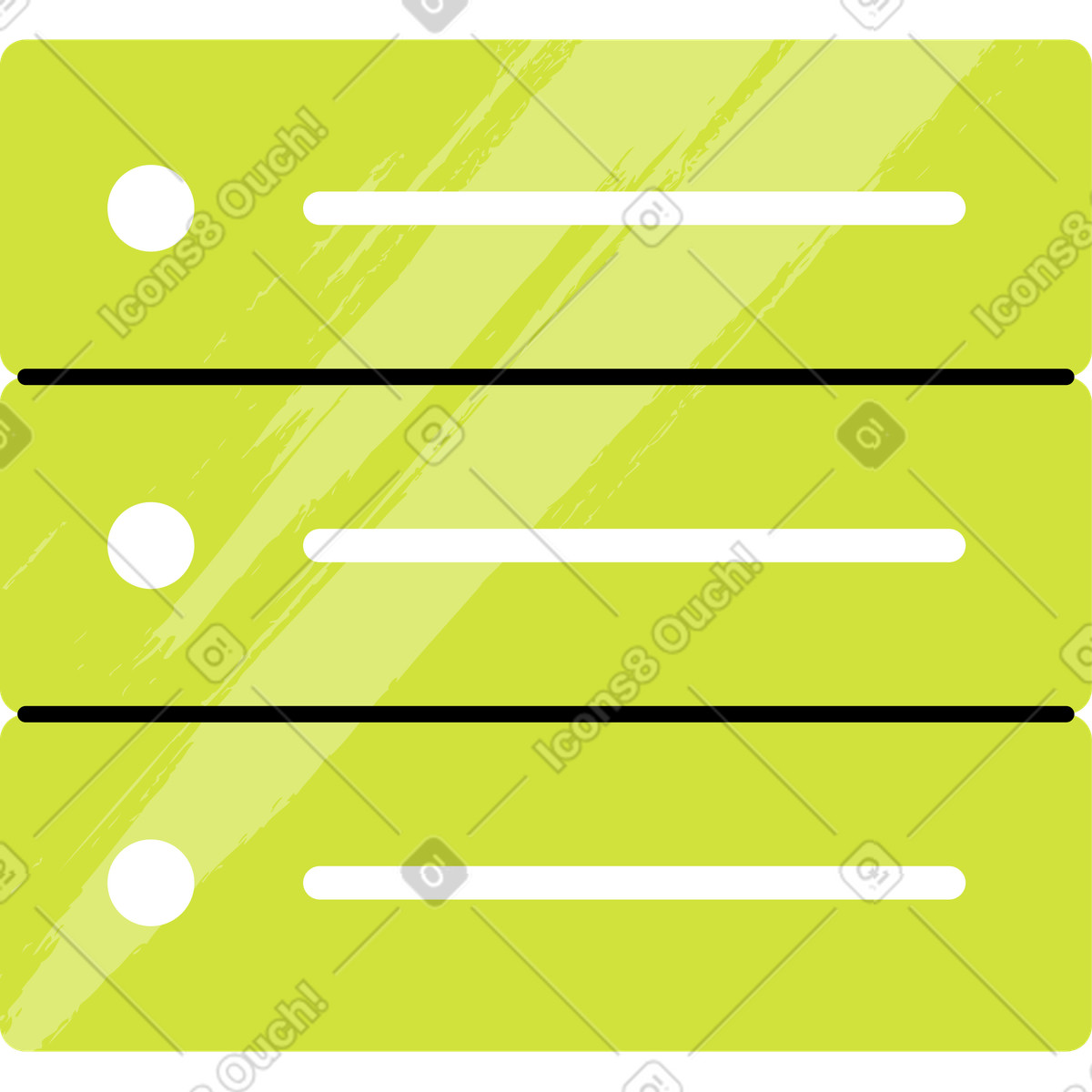 Centro dati illustrazione in stile Juicy scarica in PNG, SVG