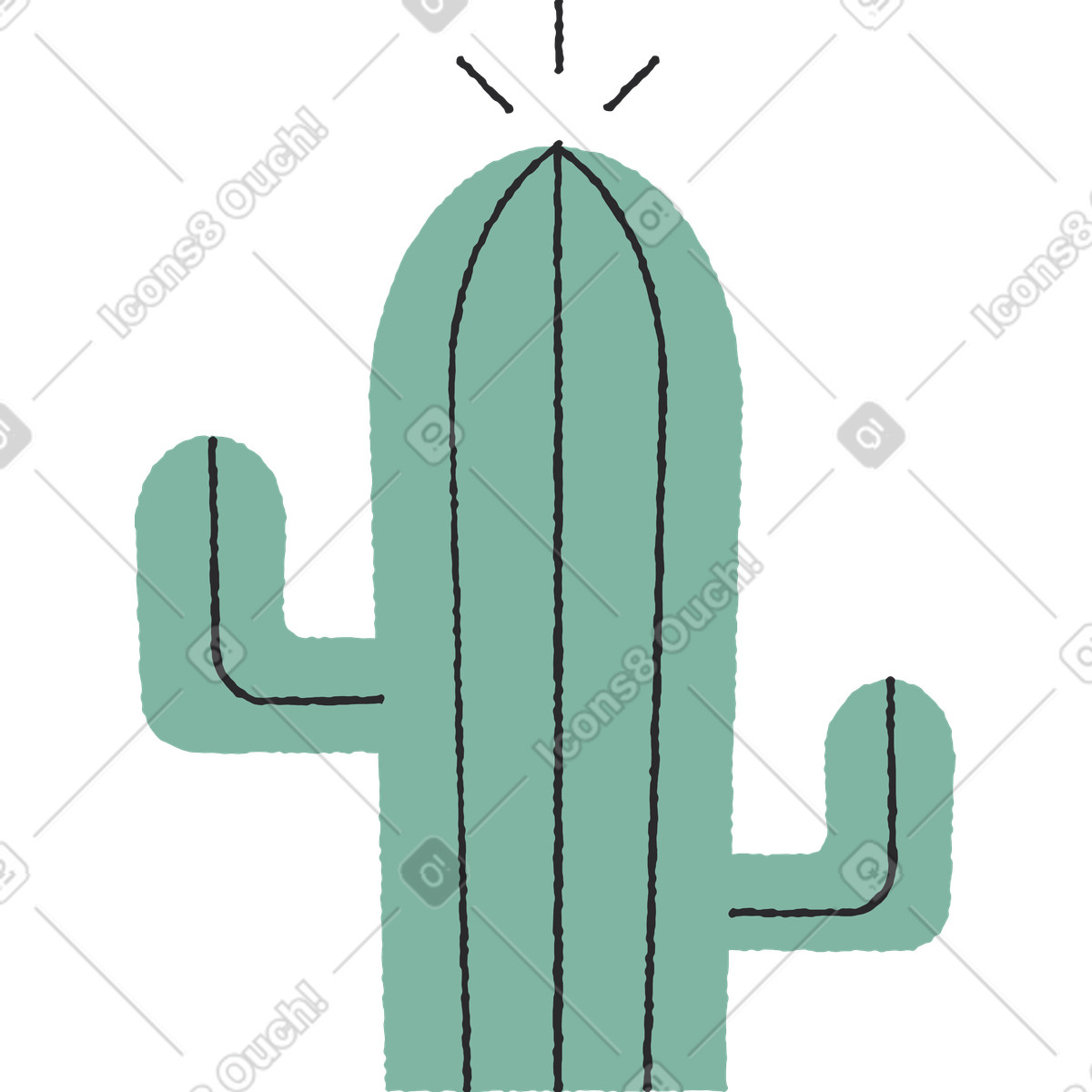 下载 Pablo 风格的 仙人掌 插画，支持 PNG、SVG 格式