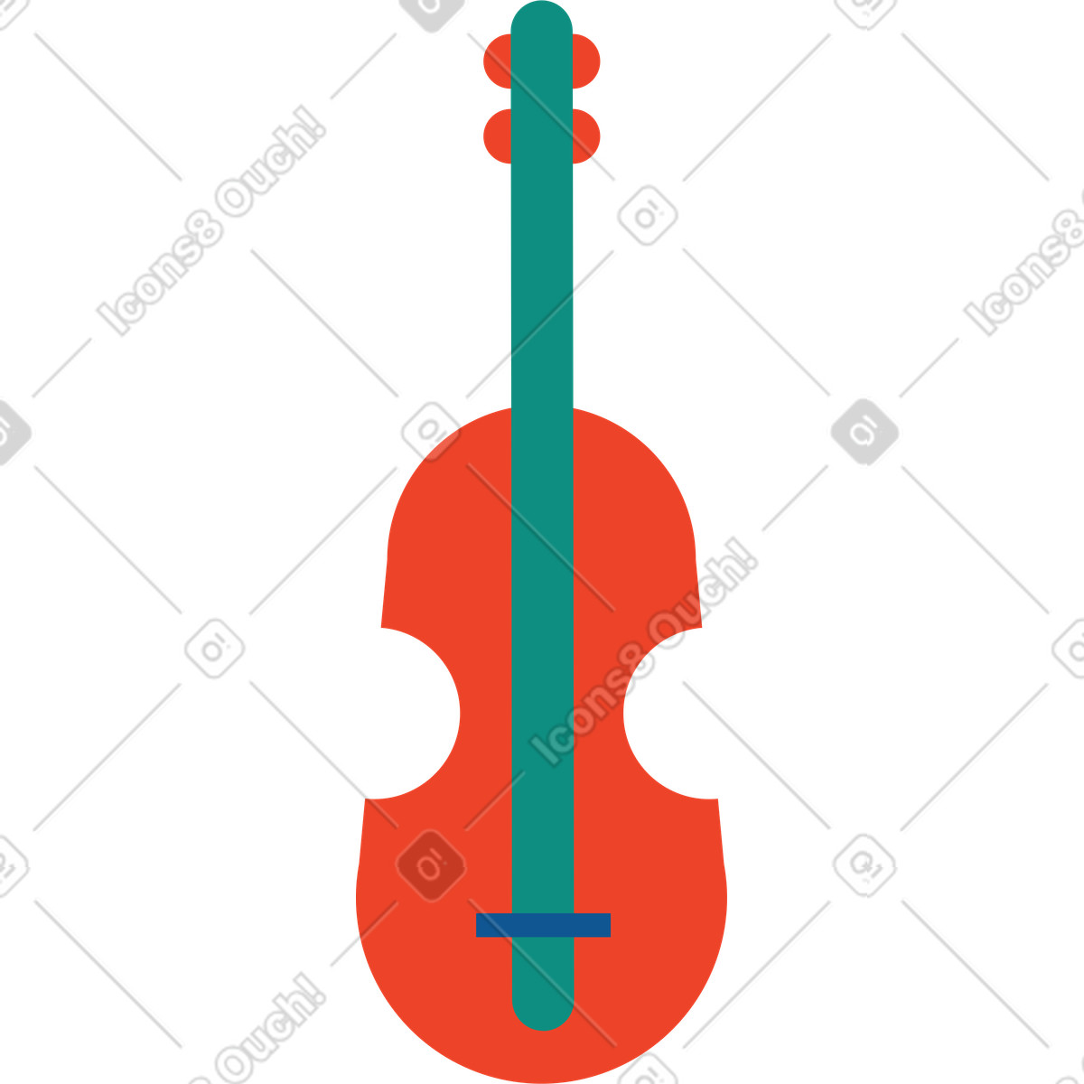Violine-Illustration im Polar-Stil als Download in PNG, SVG