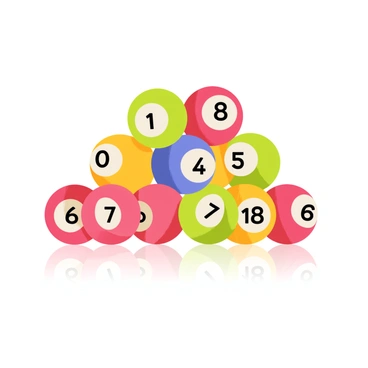 A pyramid formation of billiard balls is displayed, with each ball featuring vibrant colors and distinct numbers. The balls are perfectly aligned, creating a symmetrical triangle. The reflective surface beneath them mirrors their colors and shapes, adding depth to the composition. The background is a simple gradient, emphasizing the pyramid of billiard balls.