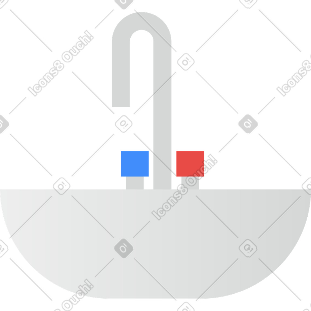 Bacino illustrazione in stile Clip scarica in PNG, SVG
