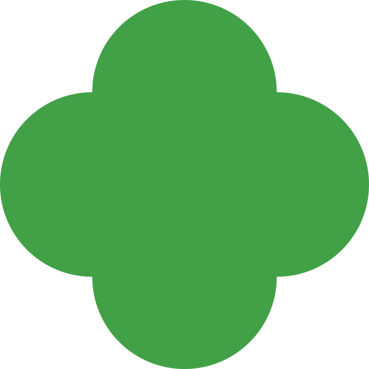 Quatrefoil green illustrazione in stile Fogg scarica in PNG, SVG