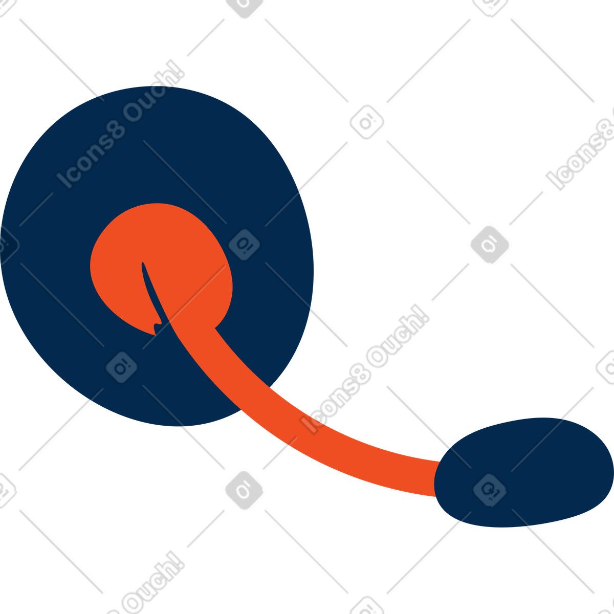 Flame スタイルの Mic のイラストをPNG、SVG形式でダウンロード