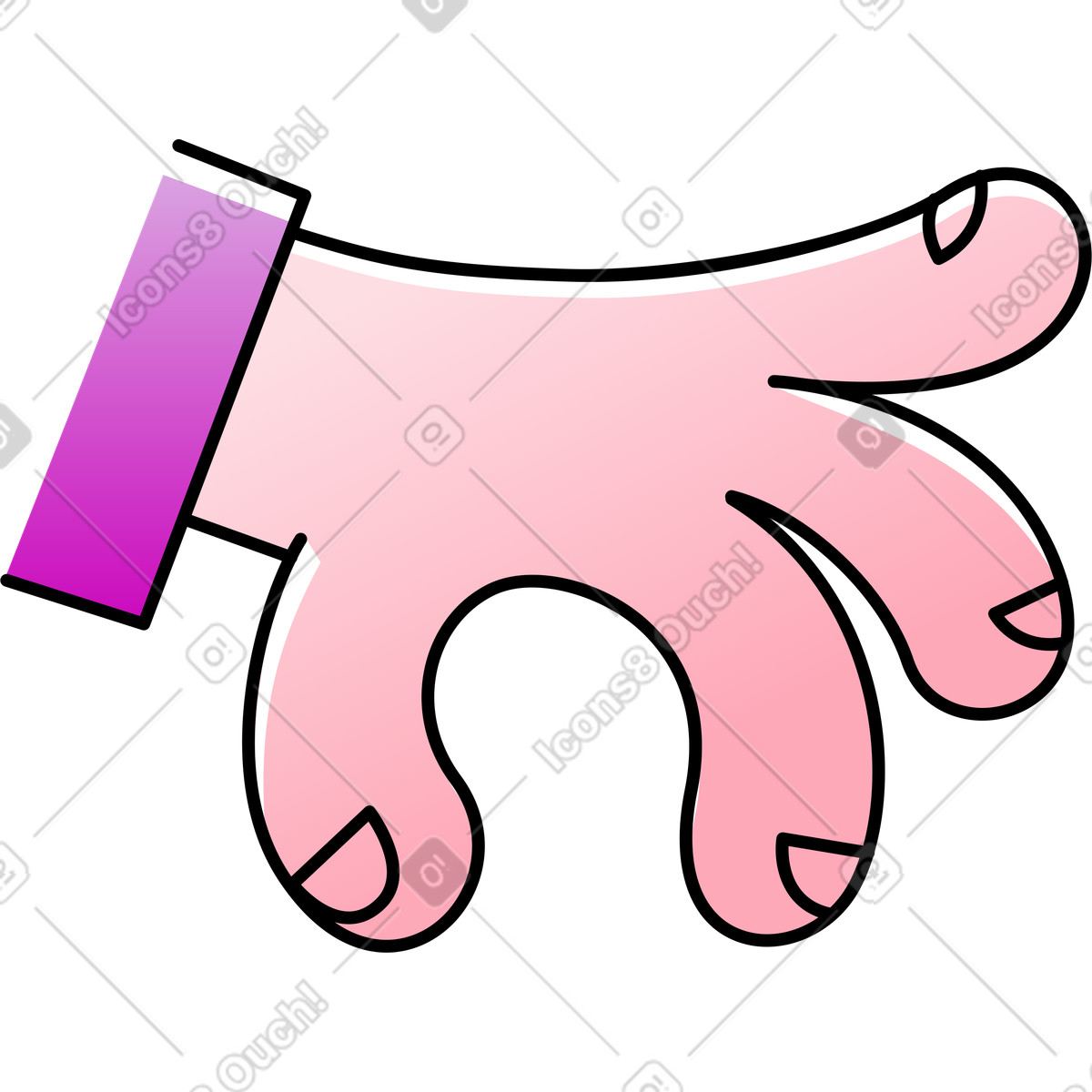 下载 Pocus 风格的 手拿着东西 插画，支持 PNG、SVG 格式