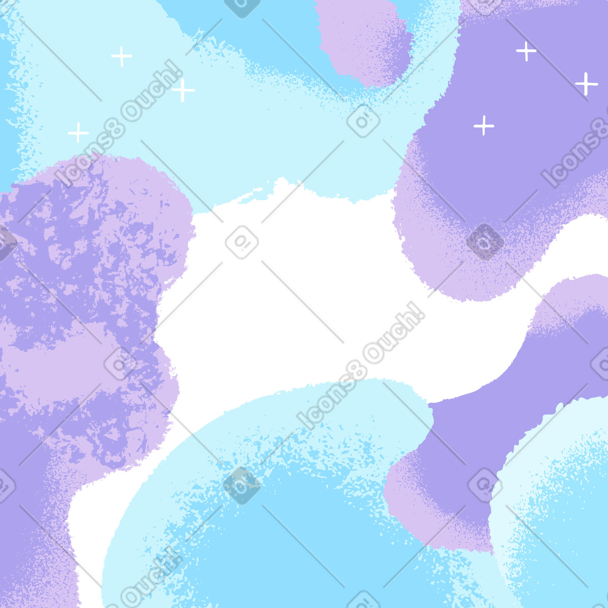 Sfondo astratto blu e lilla con glitter illustrazione in stile Mirage scarica in PNG, SVG