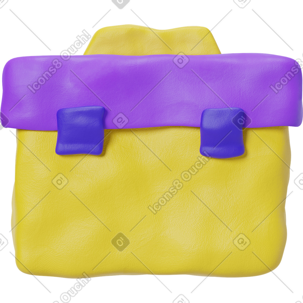 Ilustración Caja de herramientas en estilo 3D Plastilina a descargar en PNG y SVG