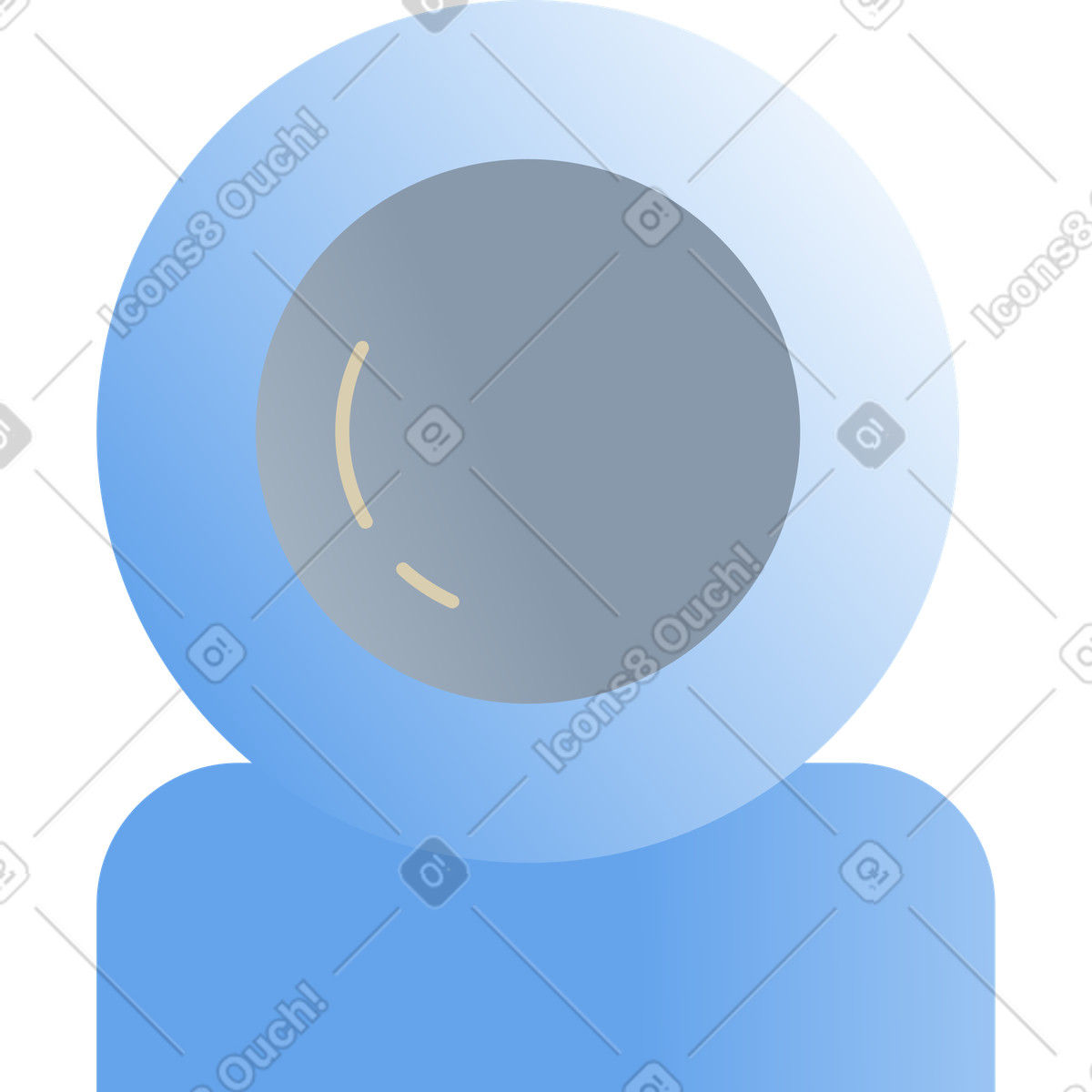 Webcam-Illustration im Silky-Stil als Download in PNG, SVG