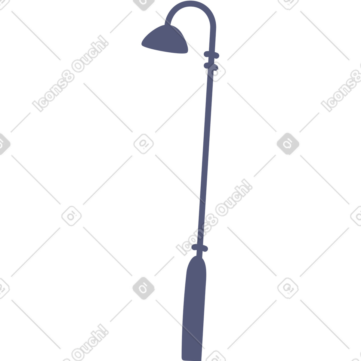 Ilustração de Grey street light em no estilo Pluto para baixar em PNG, SVG