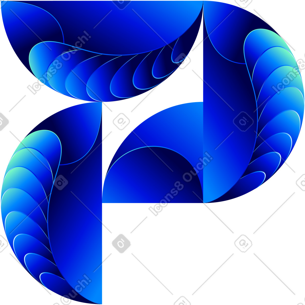 Ilustração de Letra p em no estilo Type para baixar em PNG, SVG