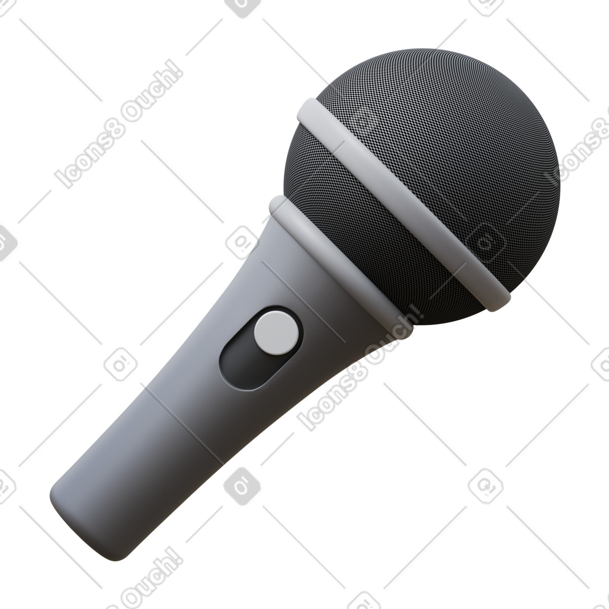 Ilustración Public speaking en estilo 3D Fluency a descargar en PNG y SVG