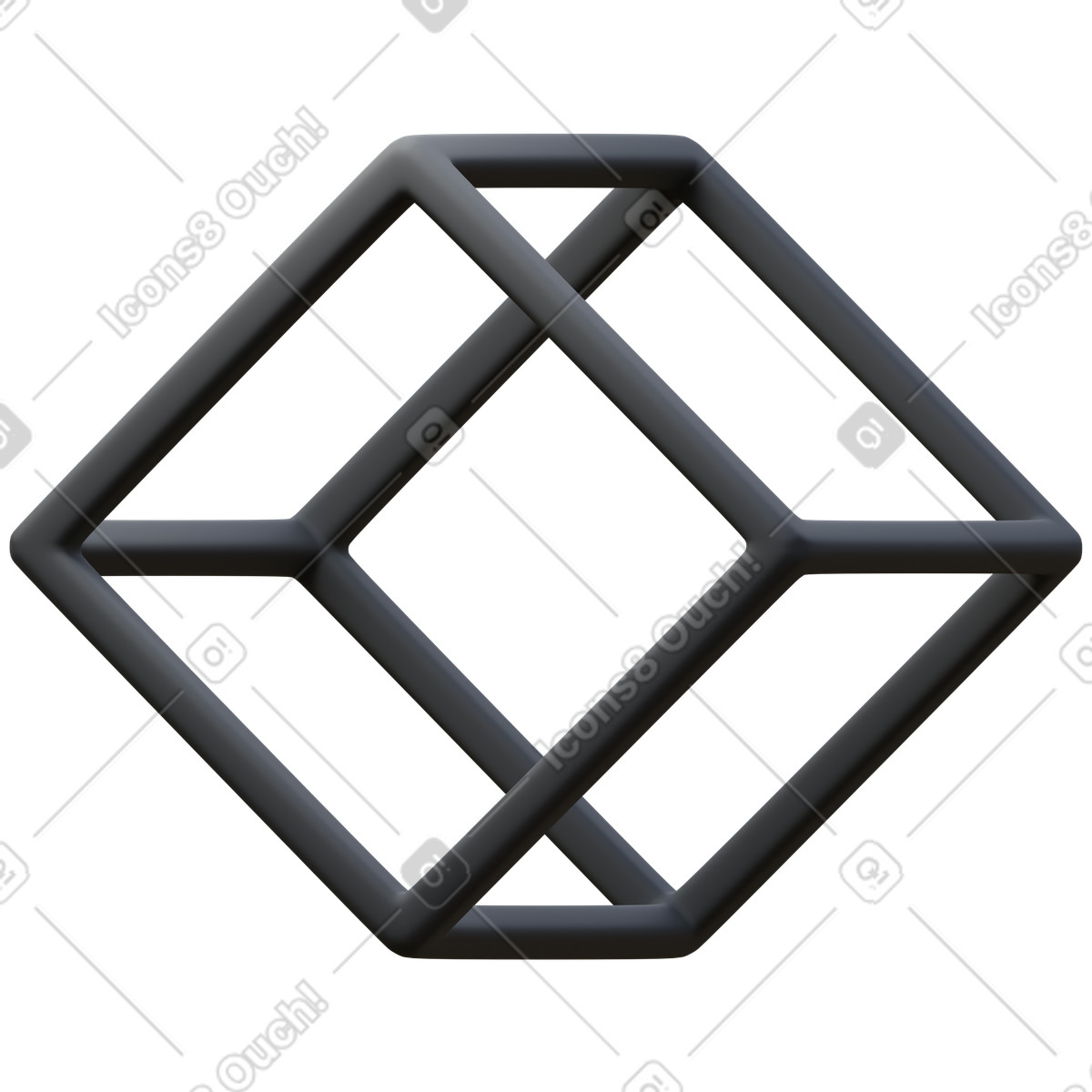 3D Fluency 스타일의 Blackbox 일러스트레이션 PNG, SVG 다운로드