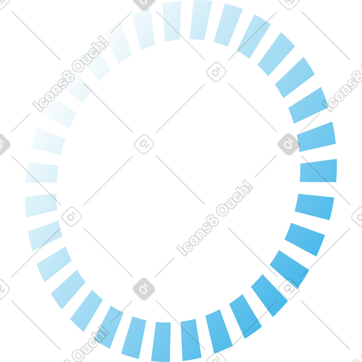 Illustration Cercle de chargement aux formats PNG et SVG