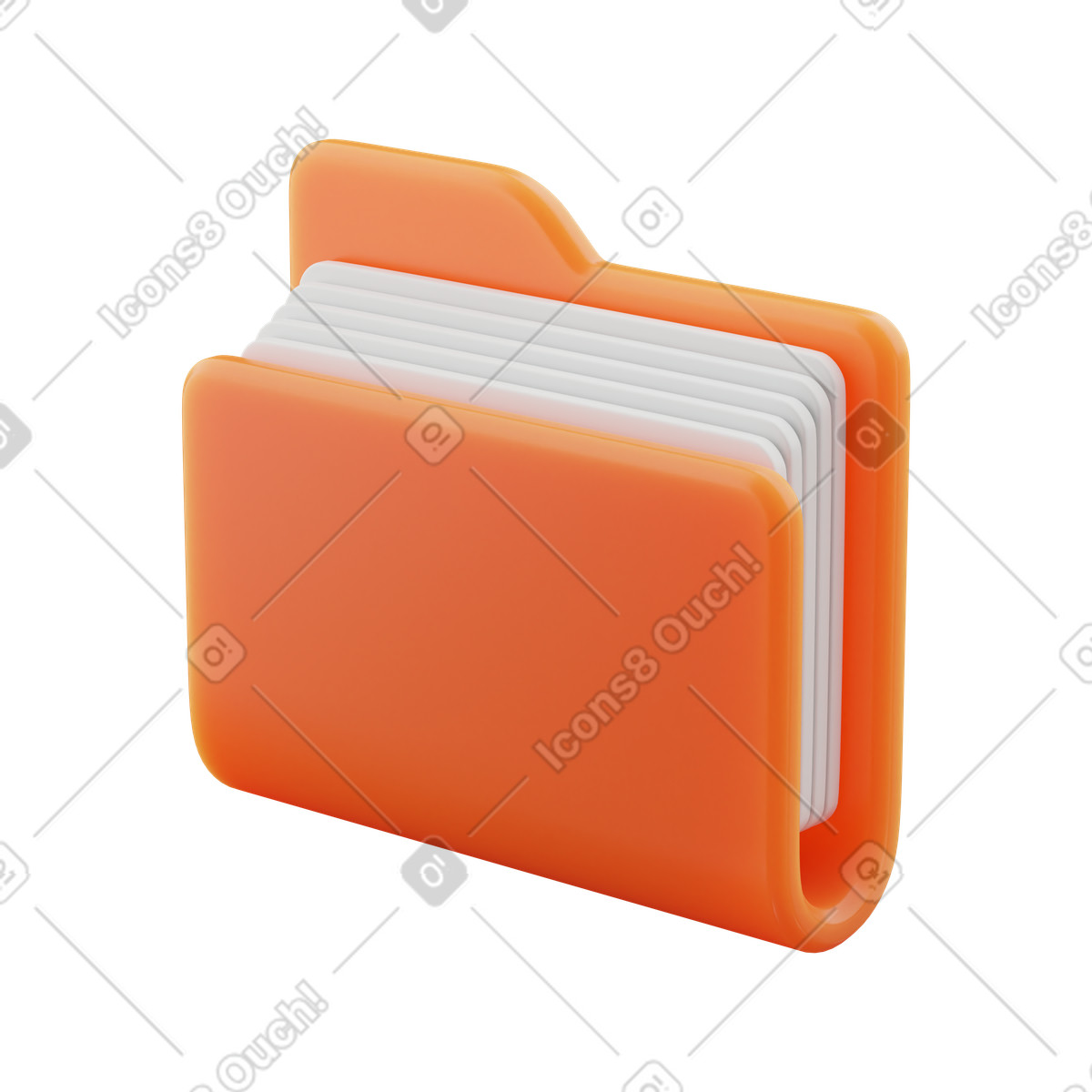 Folder illustration in PNG, SVG