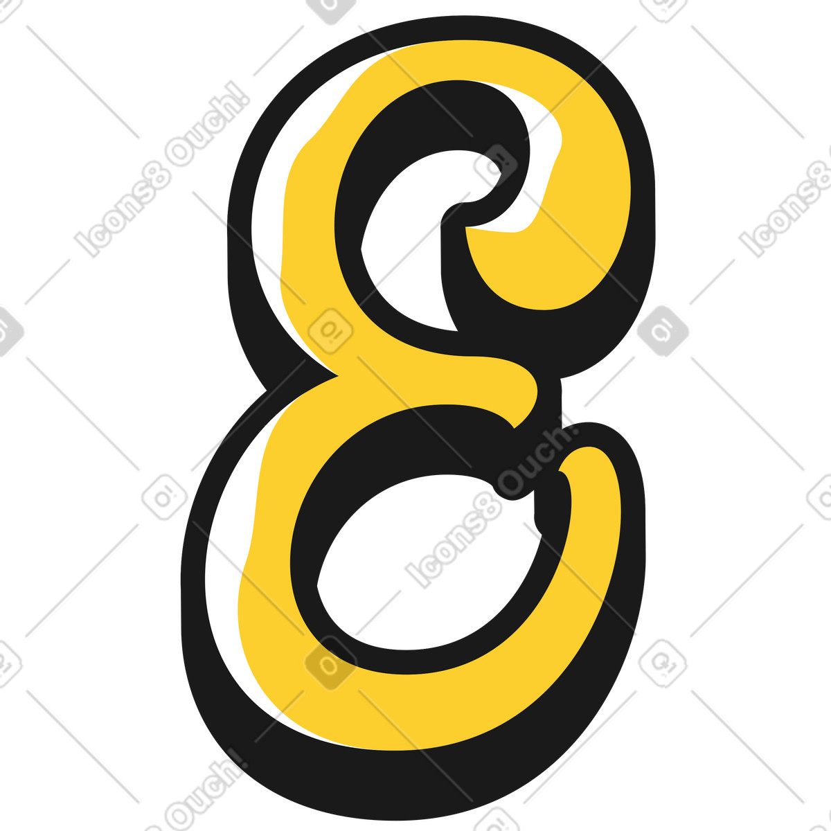 Taxi スタイルの 大文字 e のイラストをPNG、SVG形式でダウンロード