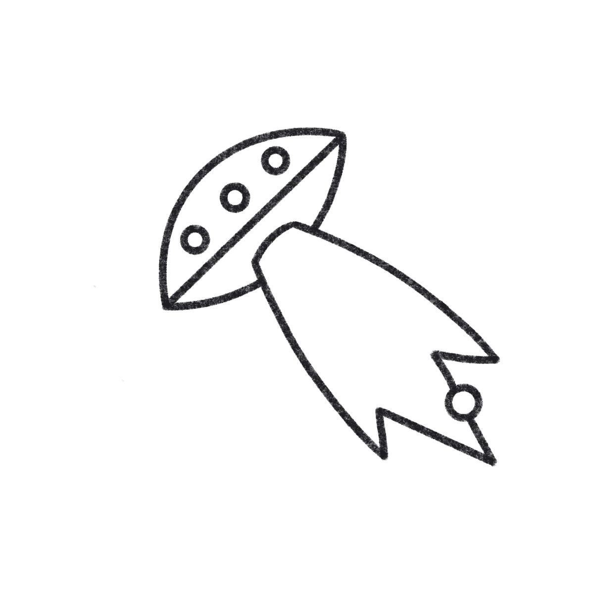 下载 Bonbon Line 风格的 Ufo 插画，支持 PNG、SVG 格式