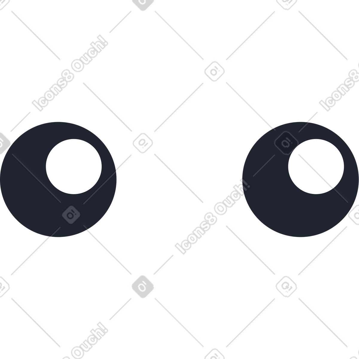Eyes illustration in Pablita style download in PNG, SVG