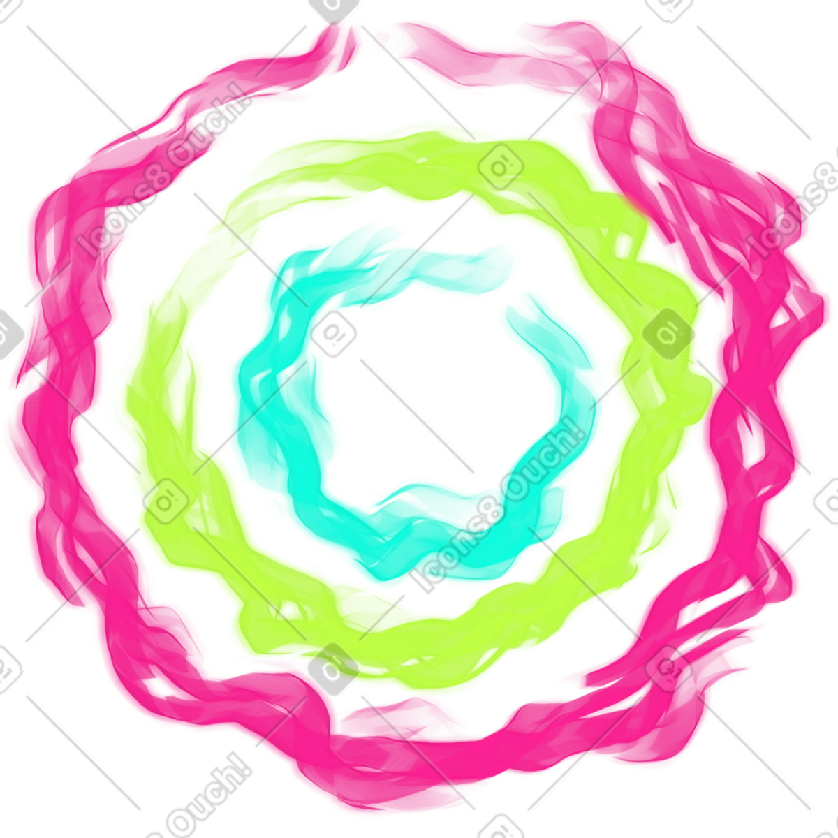 Activity rings illustration in Energy style download in PNG, SVG