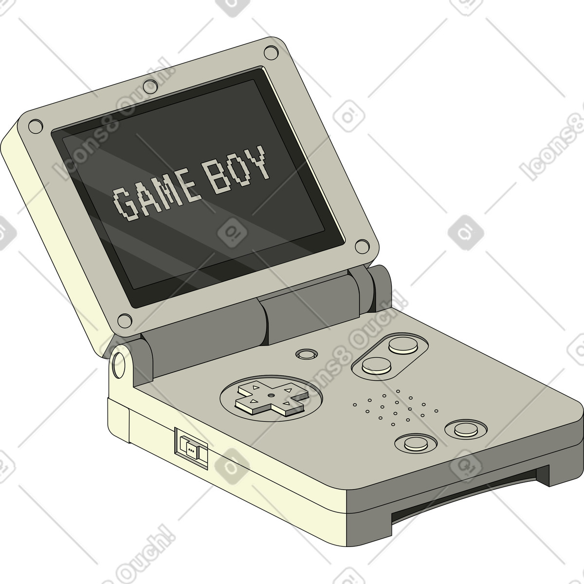 Retro nintendo illustration in style download in PNG, SVG