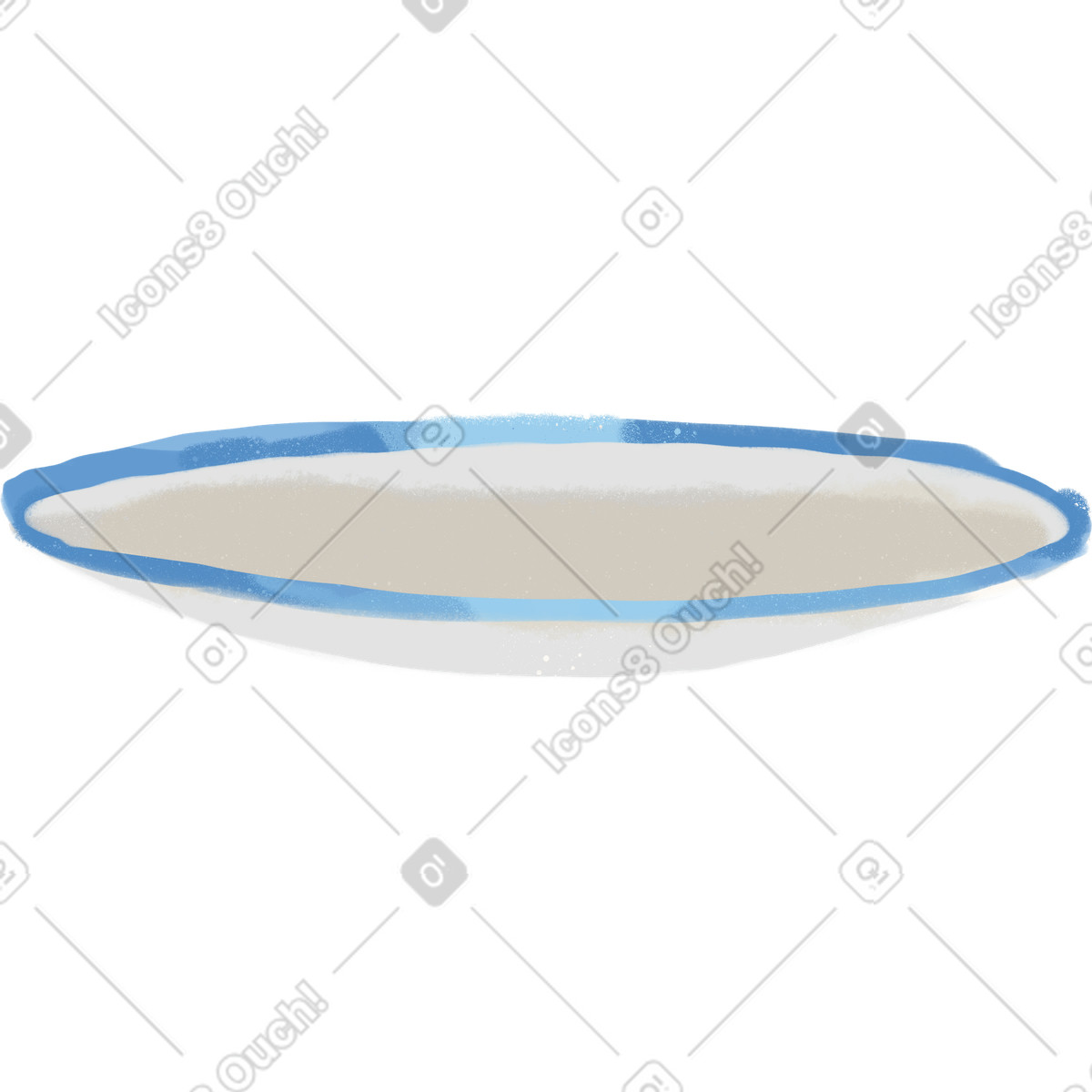 下载 Ikigai 风格的 Plate 插画，支持 PNG、SVG 格式