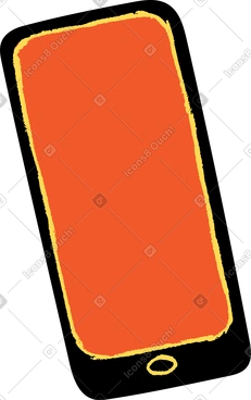 Cell phone PNG, SVG