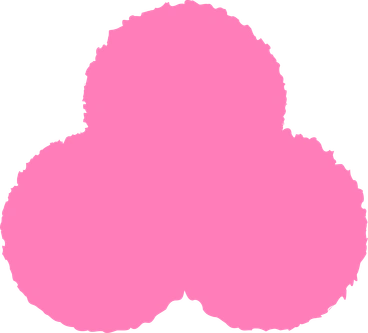 Trefoil pink PNG, SVG