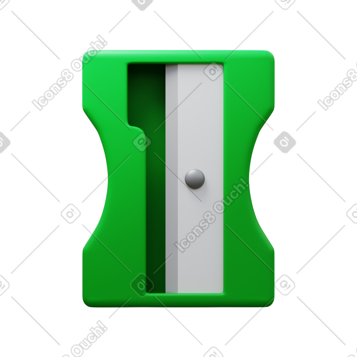 下载 3D Fluency 风格的 Pencil sharpener 插画，支持 PNG、SVG 格式