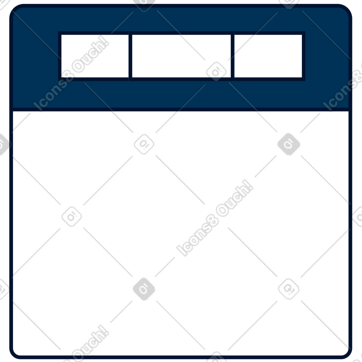 Ilustración Tableta gráfica en estilo Cubes a descargar en PNG y SVG