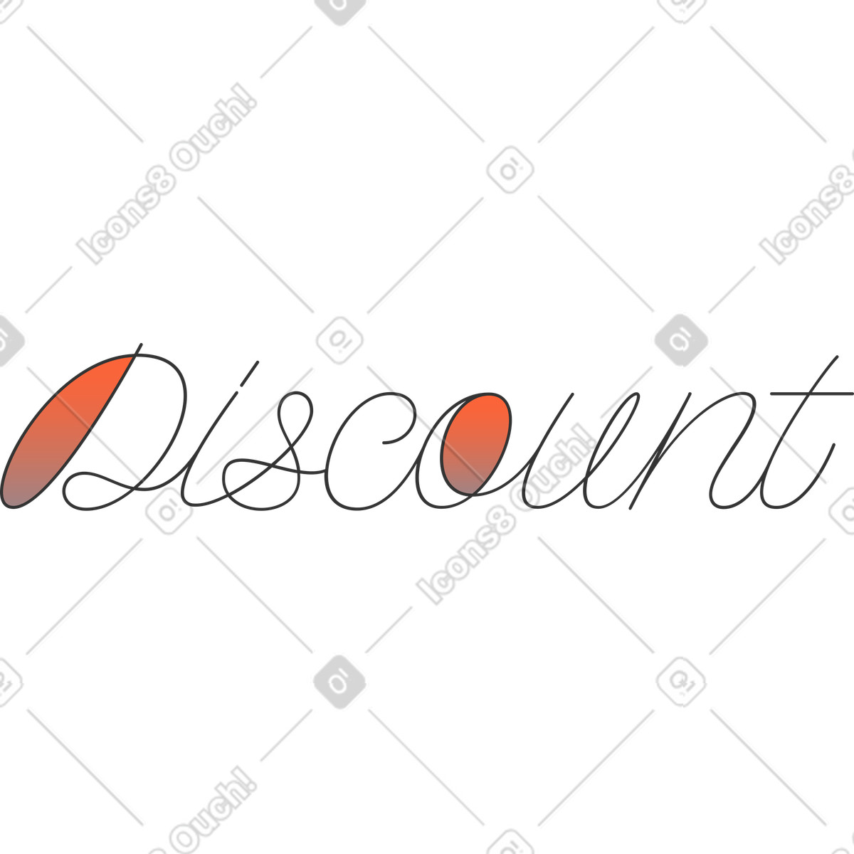 Illustration Remise dans le style Crayon à télécharger aux formats PNG, SVG