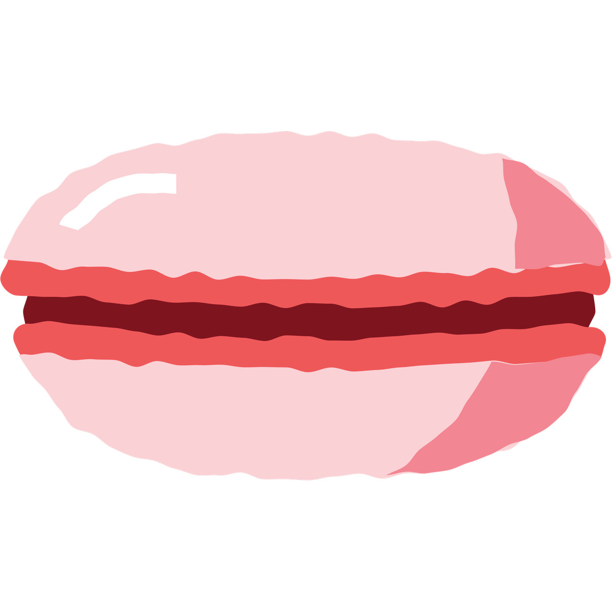 Ilustración Macarons en estilo Cherry a descargar en PNG y SVG