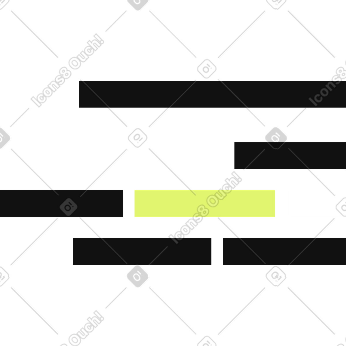 Code rectangles illustration in PNG, SVG