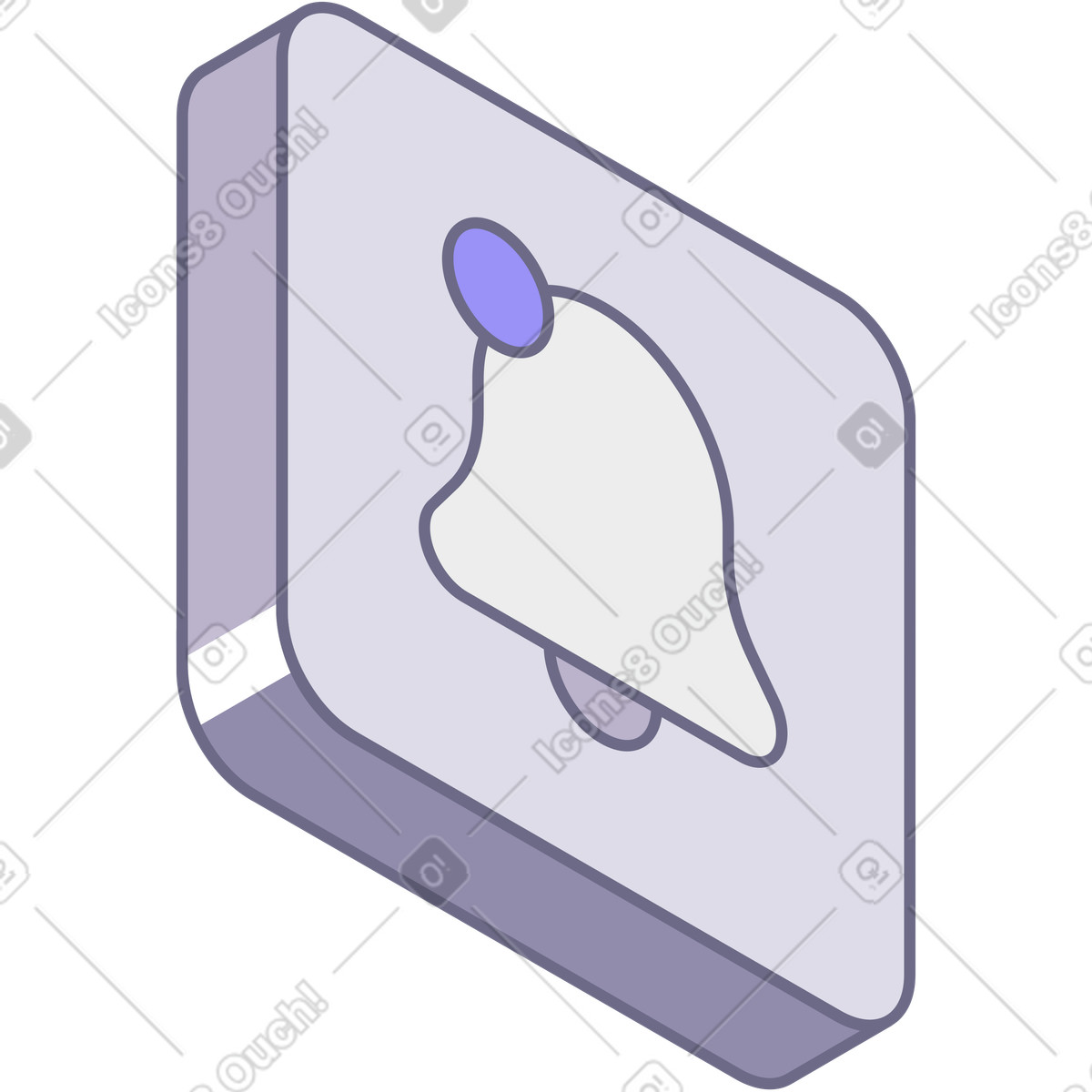 Notification sign illustration in Modul style download in PNG, SVG