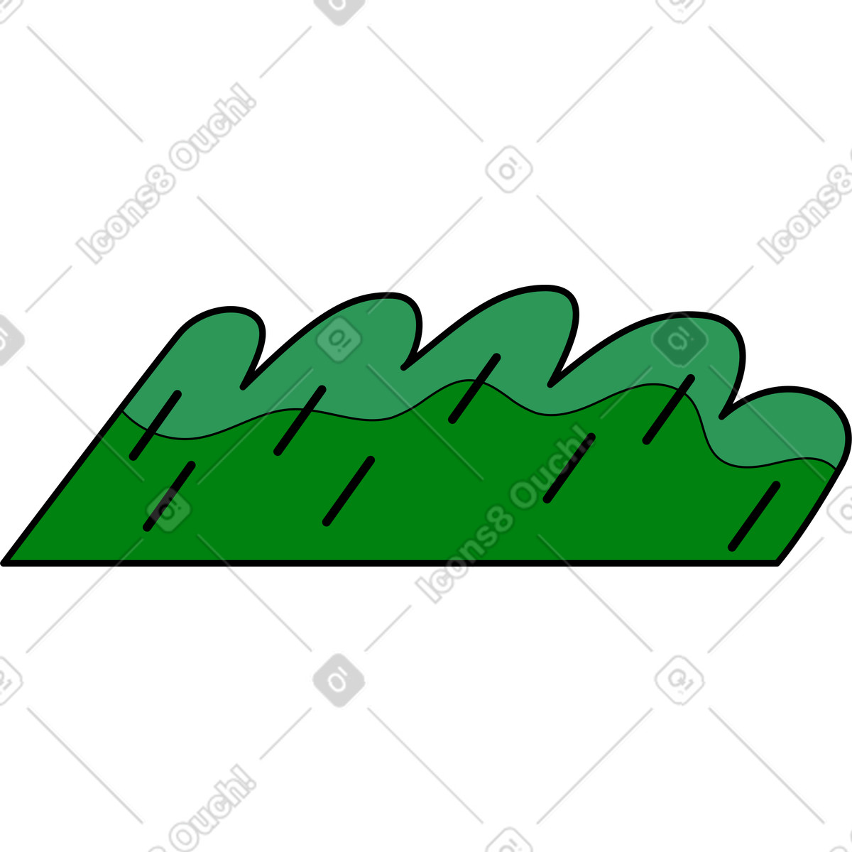 下载 Surr 风格的 冷杉分支 插画，支持 PNG、SVG 格式