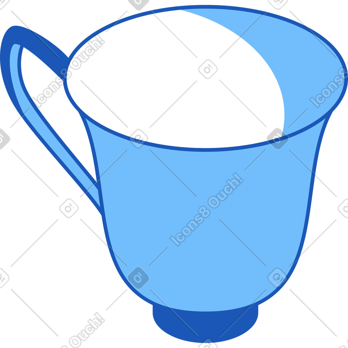 Cup clipart illustration showcasing various designs and styles in vector