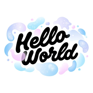 A series of tiny organisms assembled to form the words "Hello World" as seen through a microscope. The organisms are intricately detailed with varying shapes and sizes, some resembling bacteria while others appear as protozoa. The background is a gradient of pastel colors, providing a soft contrast to the organisms, highlighting their texture and structure in this microscopic view.