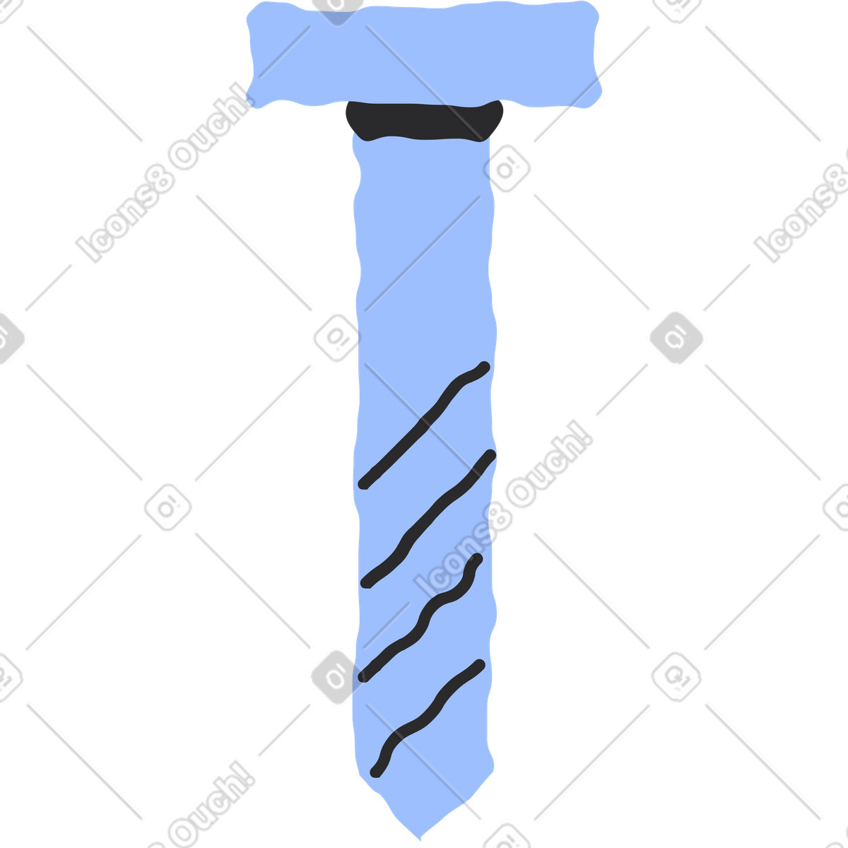 Schraube-Illustration im Pablo-Stil als Download in PNG, SVG