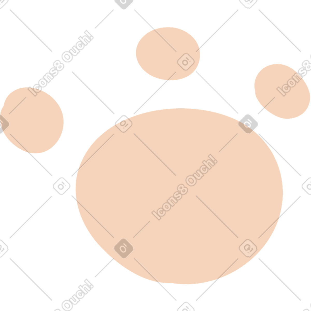 Pluto 스타일의 발 일러스트레이션 PNG, SVG 다운로드