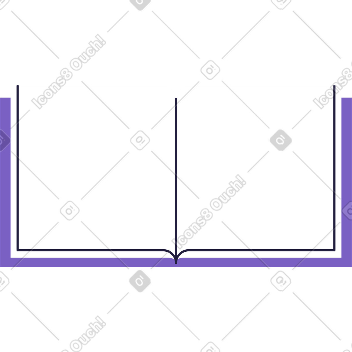 Mellow スタイルの 本 のイラストをPNG、SVG形式でダウンロード