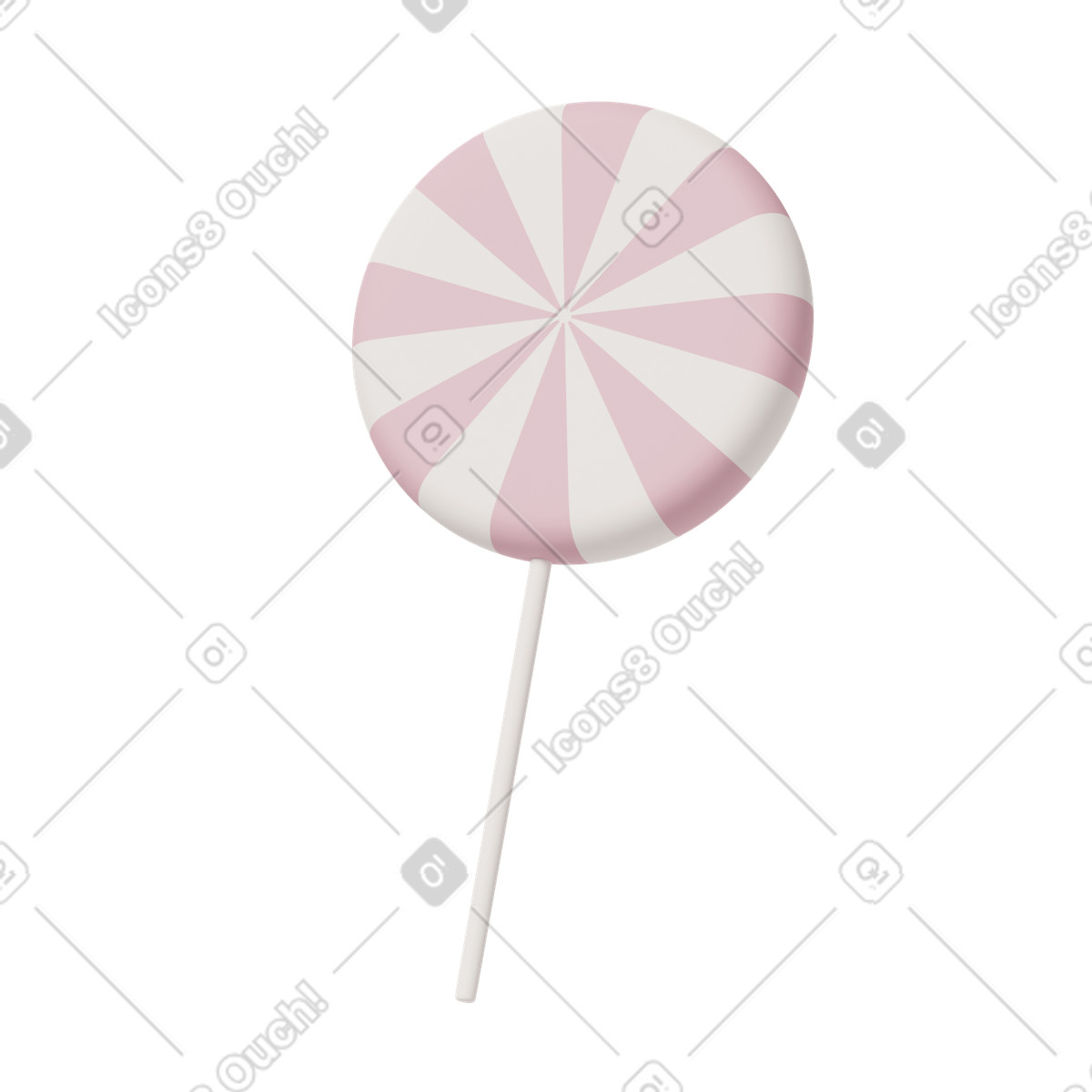 Pink candy illustration in 3D Casual life style download in PNG, SVG
