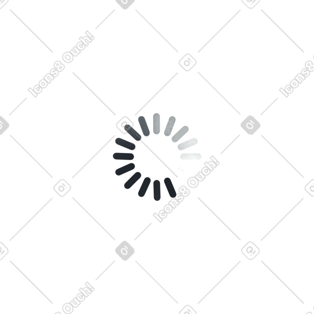 Loading illustration in Demure style download in PNG, SVG