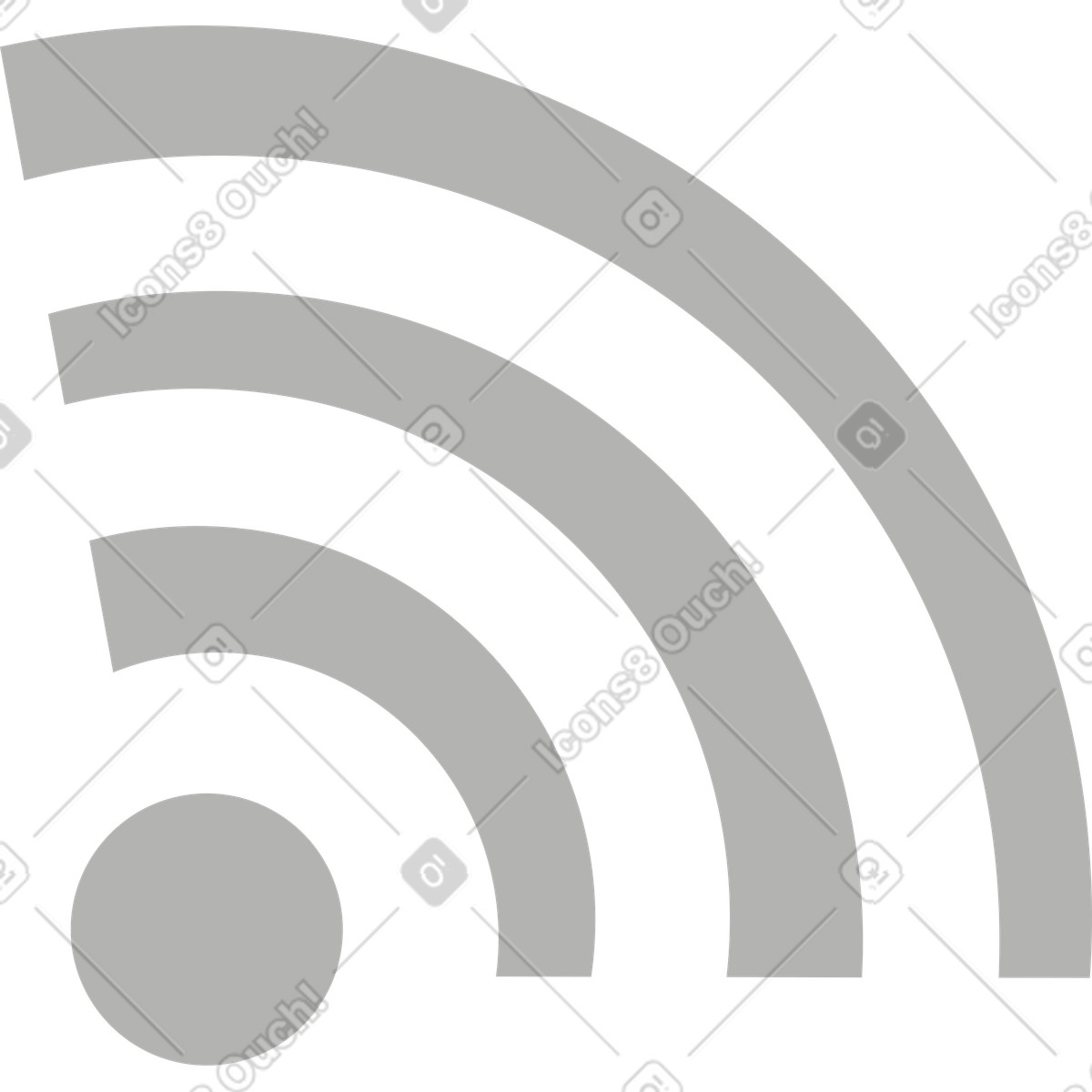 Tiny 스타일의 Wi-fi 아이콘 일러스트레이션 PNG, SVG 다운로드